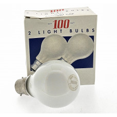 Ring 100w Pearl BC Bayonet GLS Warm White Twin Pack Light Bulbs